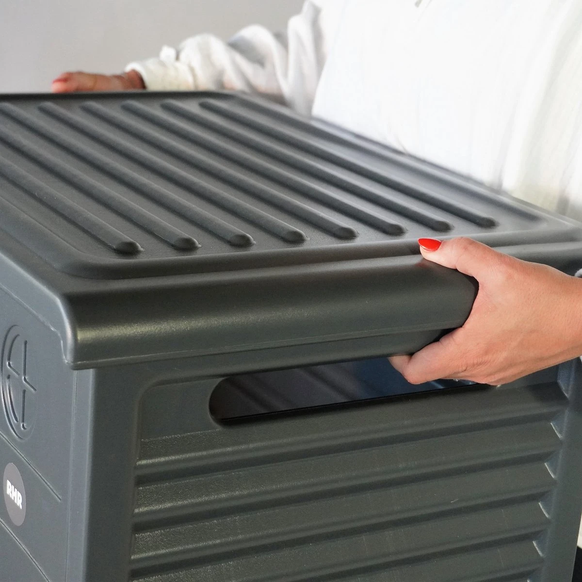 RHRQuality Kattenhuis Voor Binnen En Buiten Kattenhok Villa De Luxe Grijs - Afbeelding 2