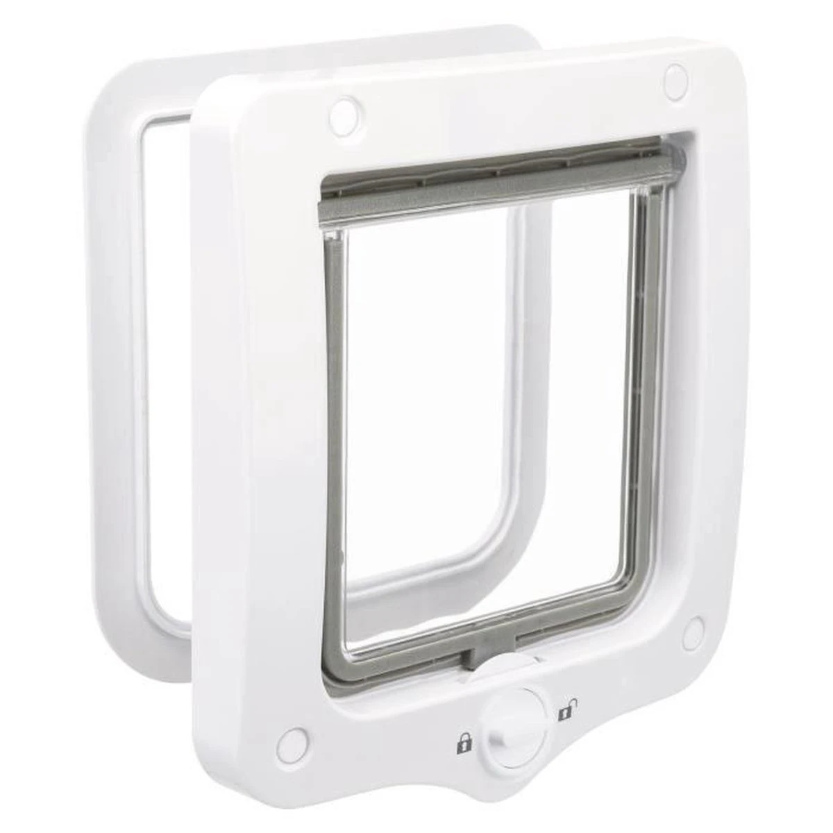 Trixie 2-weg Kattenluik Wit - Afbeelding 2