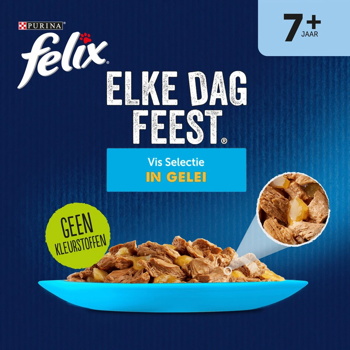 Felix Elke Dag Feest Vis Selectie In Gelei 7+ Jaar 12 X 85 Gr - Afbeelding 6