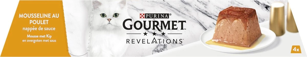 Gourmet Revelations Mousse - Kattenvoer Natvoer - Kip - 24 X 57 G - Afbeelding 8