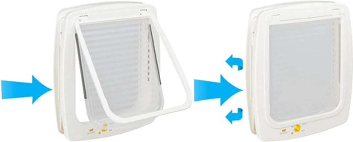 Ferplast Swing Poezendeur 5T - Wit - 22,5 X 9,6 X 25,2 Cm - Afbeelding 11