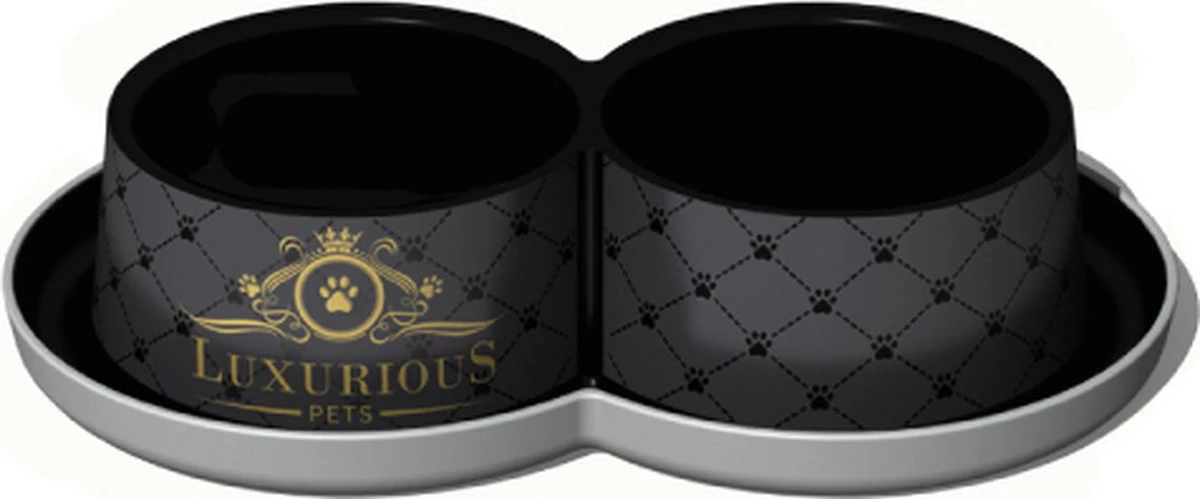 Moderna Luxurious Pets Voerbak Dubbel - Afbeelding 3