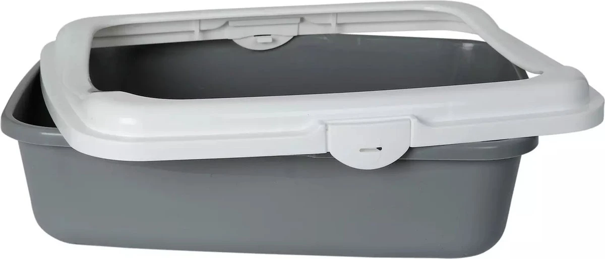 Pawise Kattenbak Laag Model - Open Kattenbak - Duurzaam En Gebruiksvriendelijk - 48x36 Cm - Plastic - Kleur Assorti - Afbeelding 4