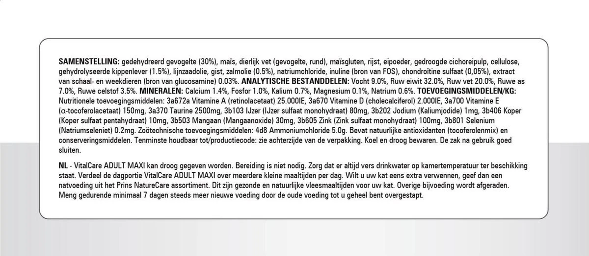 Prins - VitalCare Adult Maxi - Kattenvoer - 5 Kg - Afbeelding 7