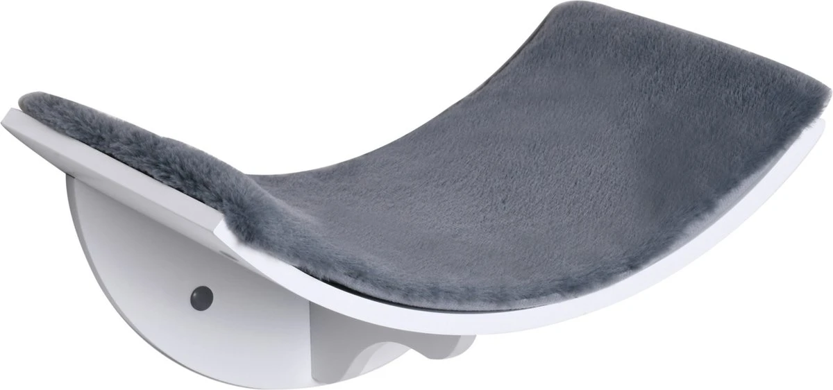 Merkloos Paws And Claws - Cat Shelf – Hangmat Kat – Kattenplank - Kattenbed - Wasbaar – Wandmontage – MDF - Wit - Afbeelding 2