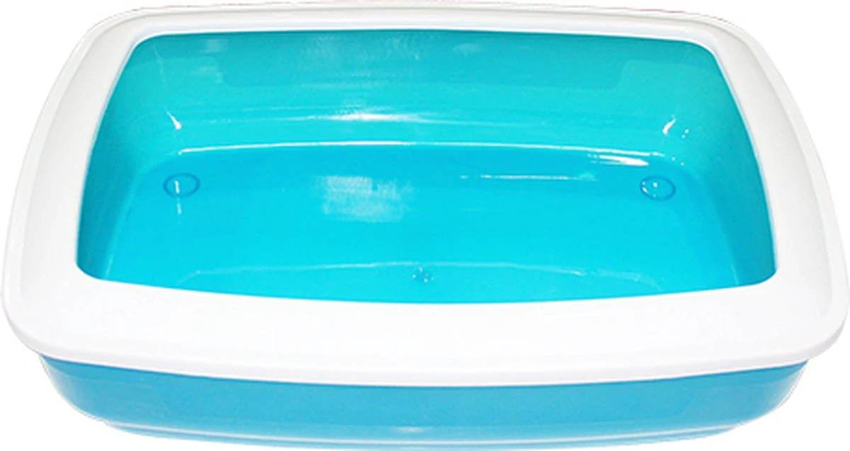 Pawise Kattenbak Laag Model - Open Kattenbak - Duurzaam En Gebruiksvriendelijk - 48x36 Cm - Plastic - Kleur Assorti - Afbeelding 2