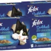 Felix Dubbel Zo Lekker Vis Selectie In Gelei - Katten Natvoer - 48 X 85g