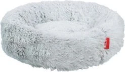 Snoozle Kattenmand - Zacht En Luxe Poezenmand - Kattenmandje Rond - Wasbaar - 60cm - Wolf Grey