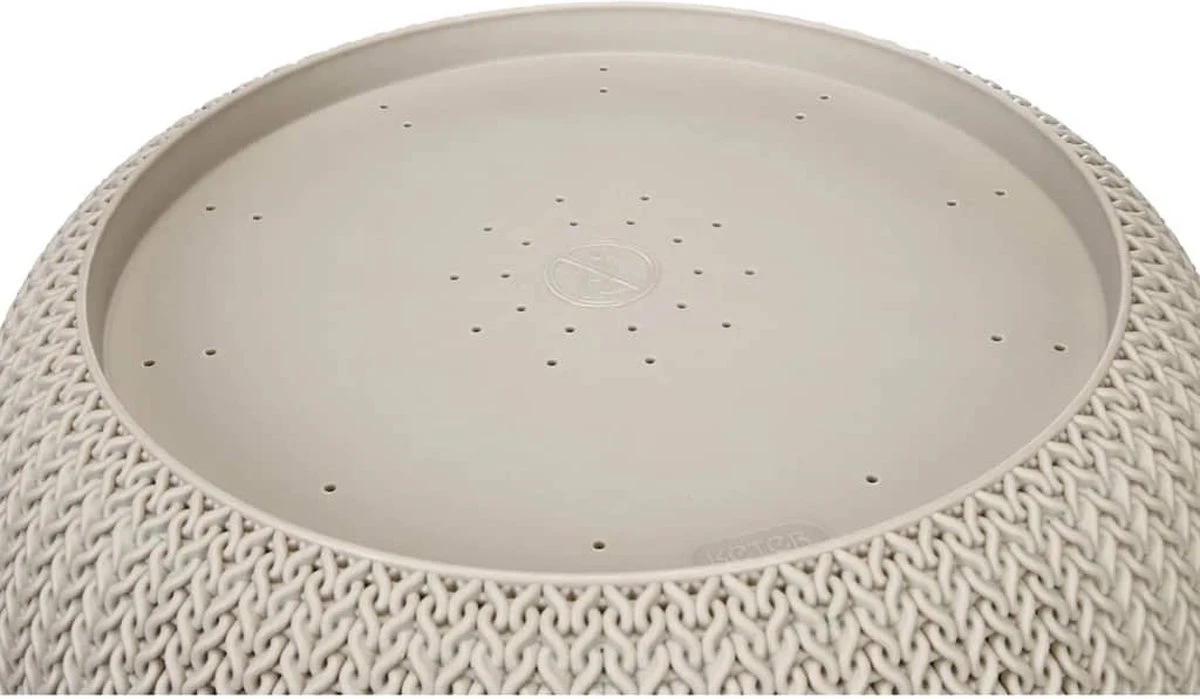 Curver Cozy Pet Home - Kattenmand - Crème - Ø 55 Cm - Afbeelding 2