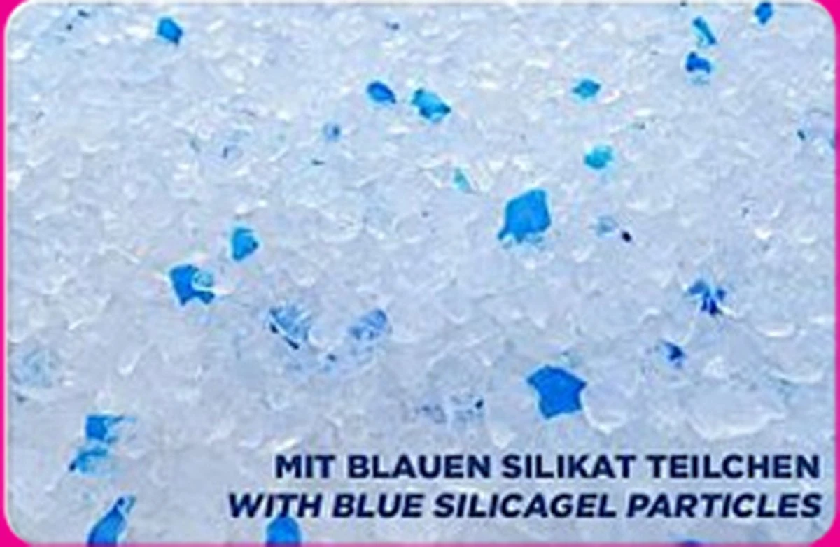 Merkloos PowerCat Silicaat Kattenbakvulling Met Energy Kristallen - 12 X 5L - Afbeelding 2