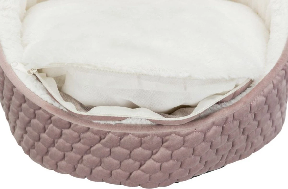 Trixie Kattenmand Livia 45 X 45 X 33 Cm Polyester Roze/crème - Afbeelding 5