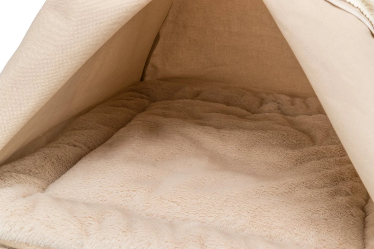 Trixie Kattenmand Tipi Boho Beige - 55X55X65 CM - Afbeelding 4