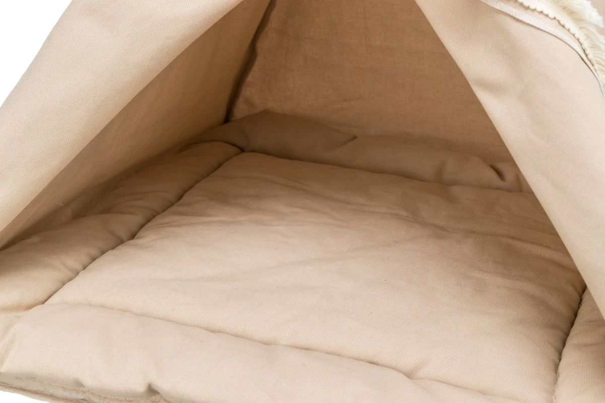 Trixie Kattenmand Tipi Boho Beige - 55X55X65 CM - Afbeelding 5