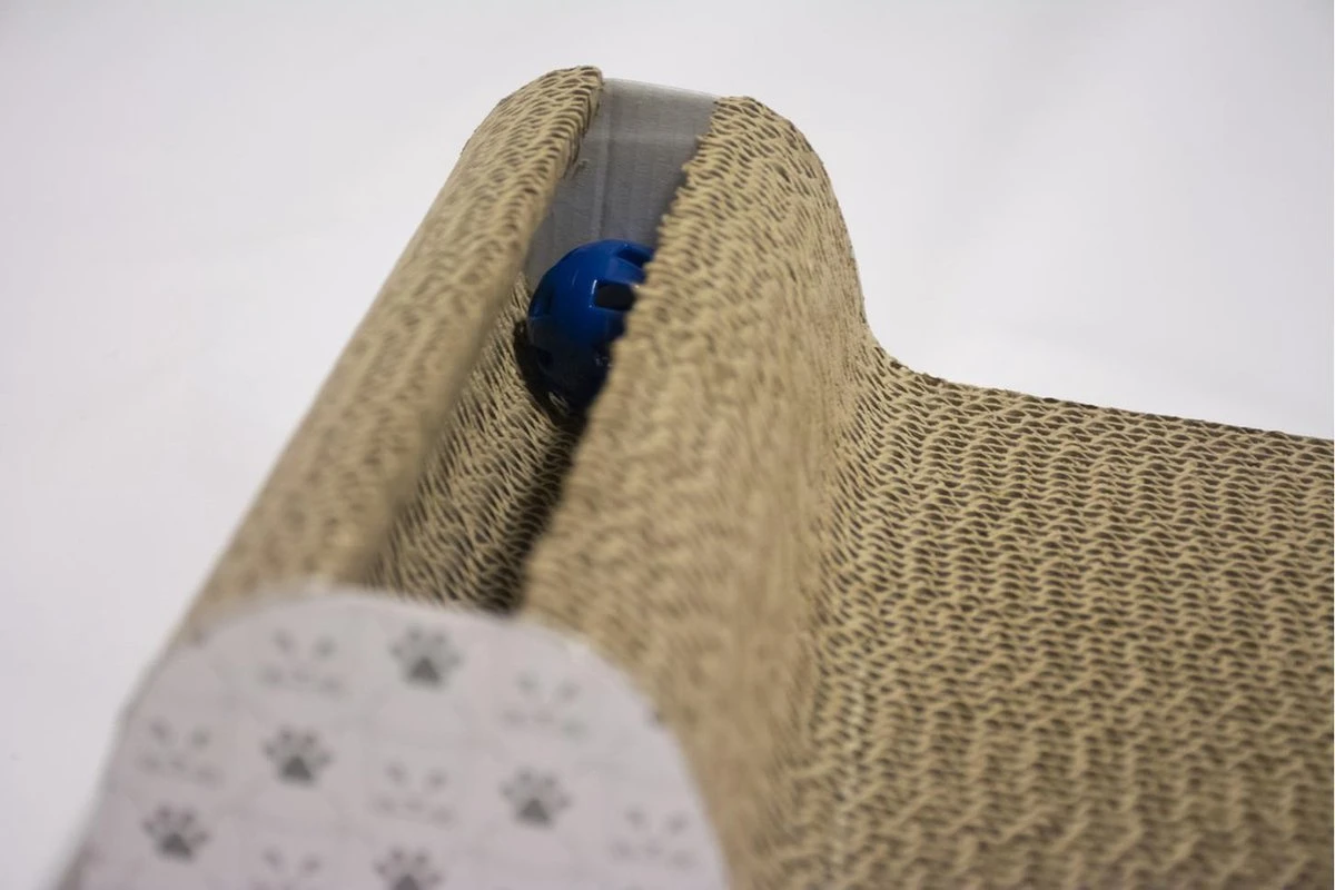 Adori Krabplank Met Spel - Krabpaal - 45x25x11 Cm - Afbeelding 4