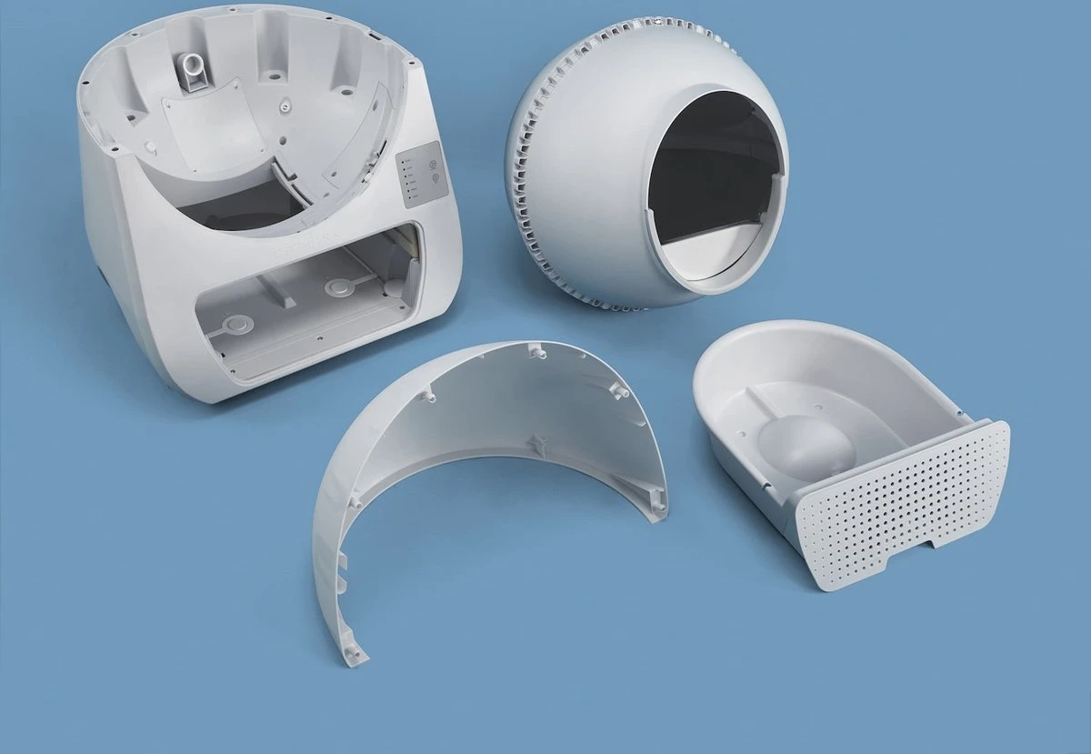 Catlink Smart Litter Box - Scooper Young - Zelfreinigende Kattenbak Zonder Wifi - Kleur Grijs - Afbeelding 2