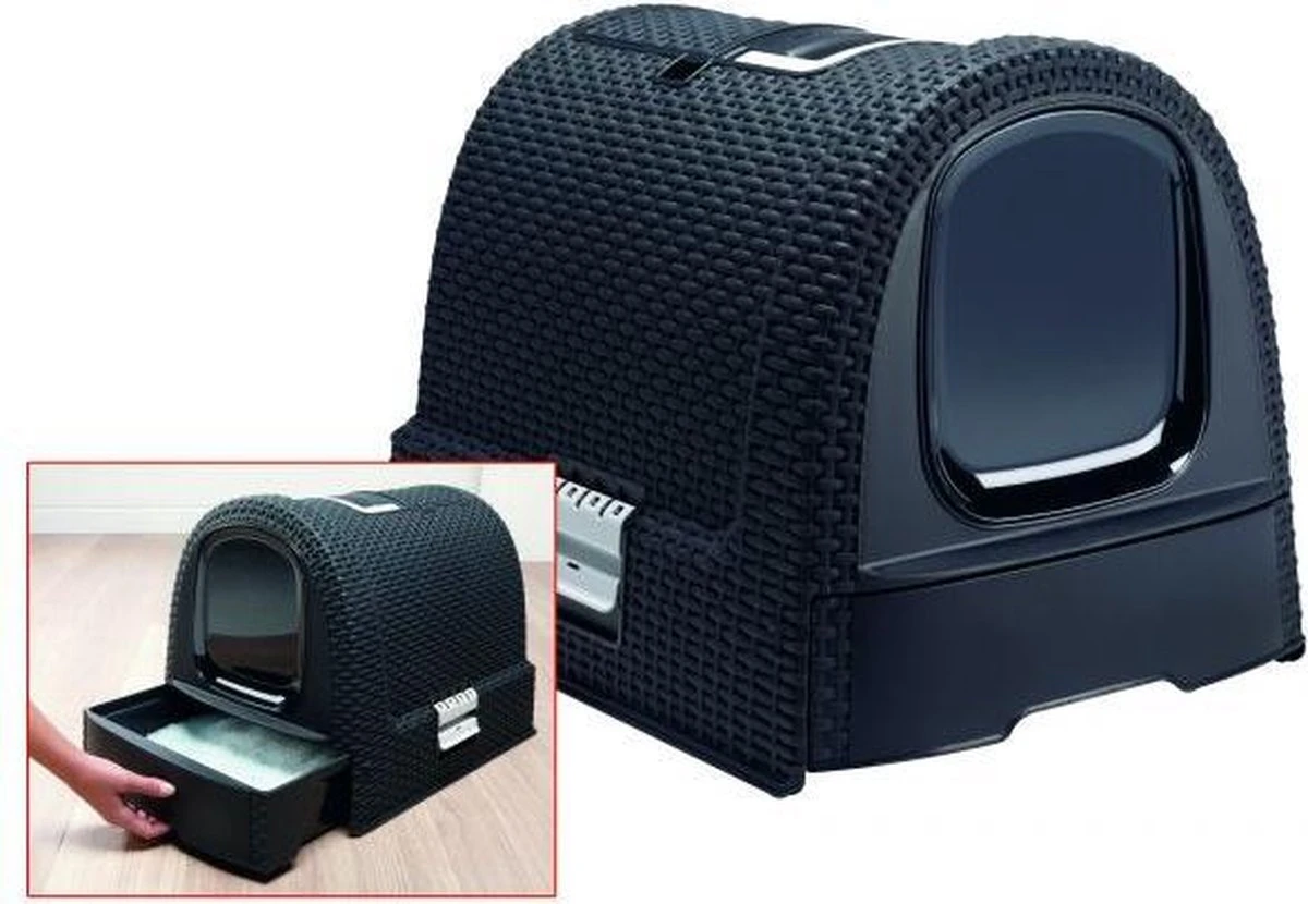 Curver Kattenbak - Antraciet - 51 X 38,5 X 39,5 Cm - Afbeelding 13