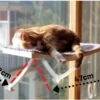 Hobipets - Kattenmand Raam - 5 Zuignappen - Hangmat Kat Raam
