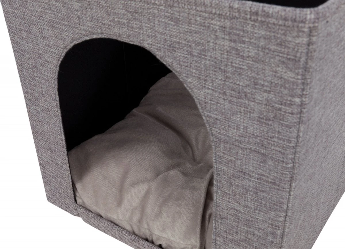 Trixie Kattenmand Iglo Ella Grijs - 33X33X37 CM - Afbeelding 6