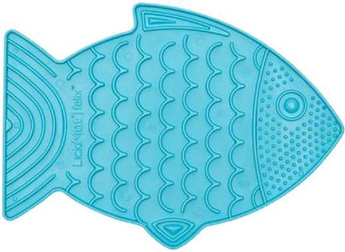 Lickimat Licki Mat Kat Likmat Felix Turquoise, 22 Cm. - Afbeelding 3