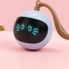 Otiume Interactieve Speelbal - Slimme Interactieve Jaag Speeltje Voor Katten - Kattenspeeltjes - Intelligente Jaagbal - AI -USB Oplaadbaar - LED - Blauw