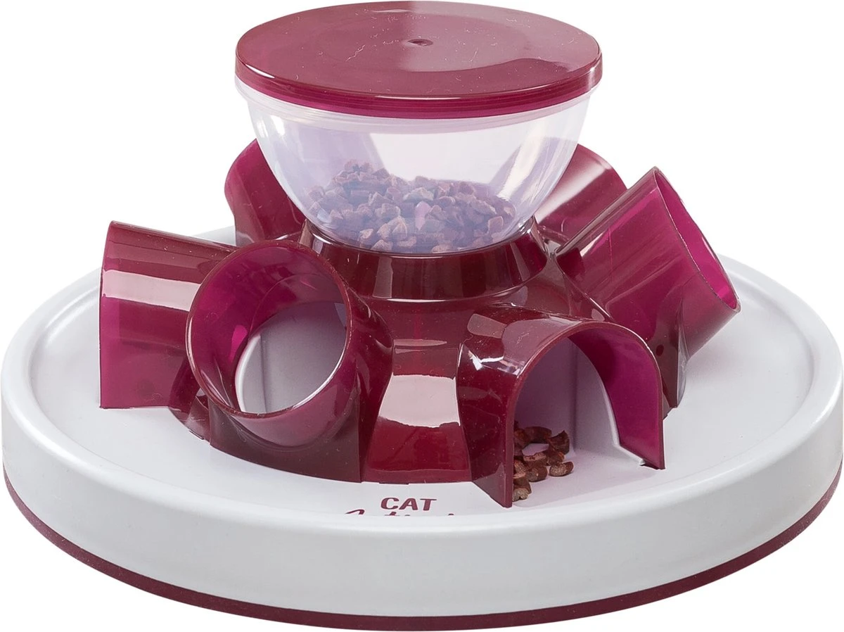 TRIXIE Kattenspeelgoed Tunnel Feeder Strategiespel - Blauw - Afbeelding 8