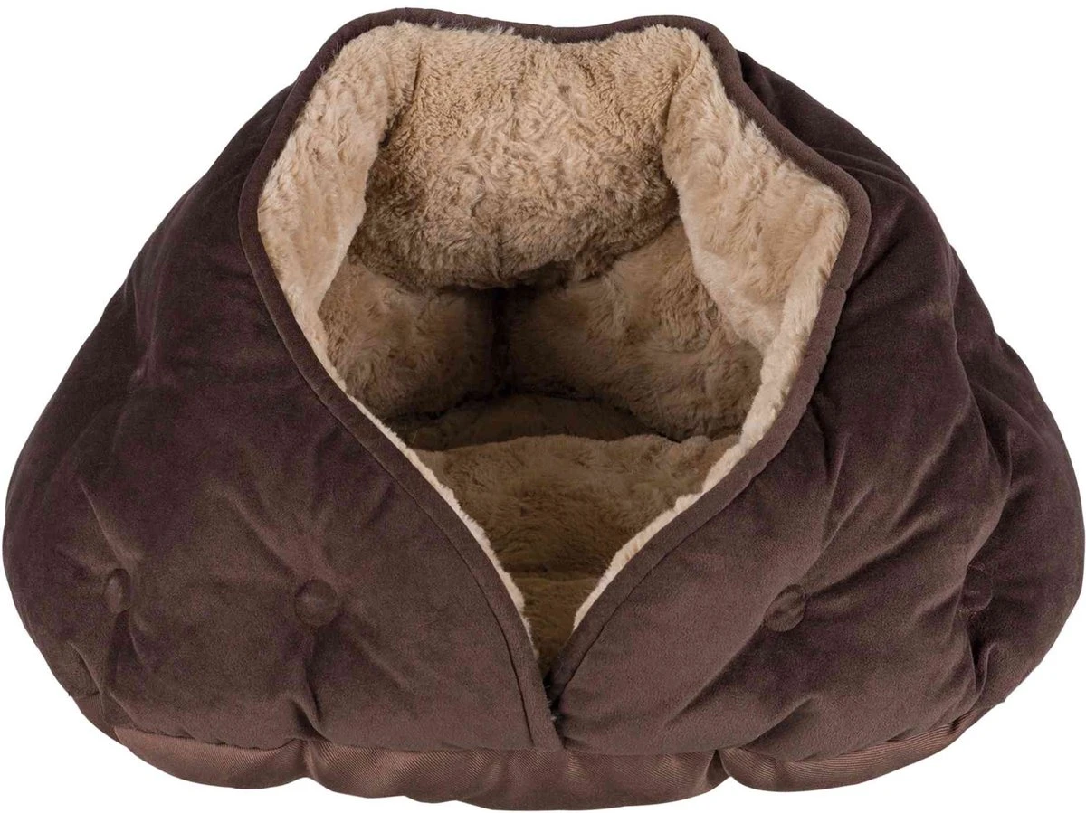 Trixie Kattenmand Iglo Malu Bruin / Lichtbruin - 47X41X27 CM