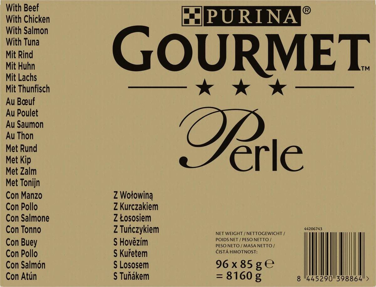 Purina One Gourmet Perle - Kattenvoer - Land En Zee - 96 X 85 Gram - Afbeelding 8