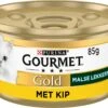 Gourmet Gold Malse Lekkernijen – Kattenvoer Natvoer – Met Kip – 24 X 85 Gr