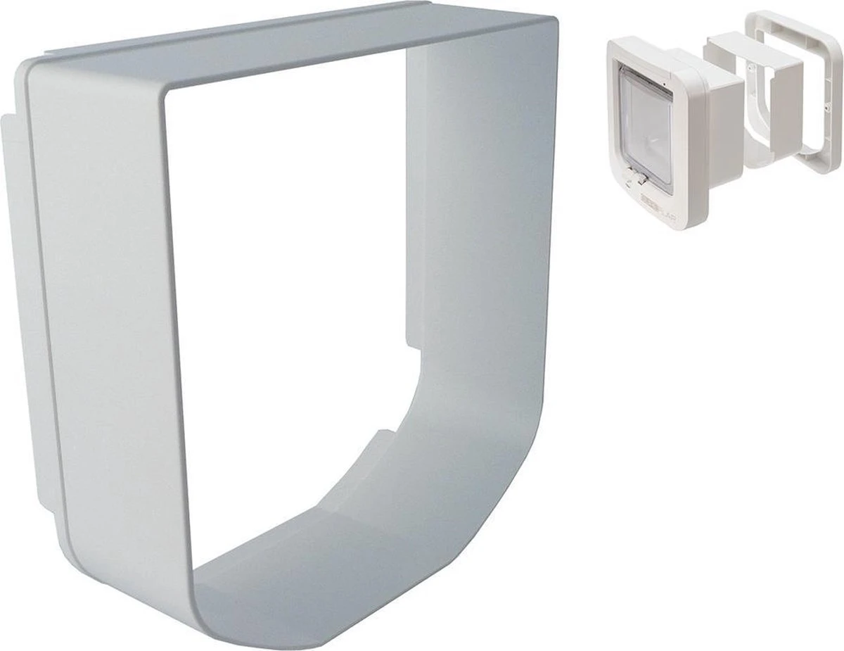 SureFlap Tunnelverlenging - Kattenluik - Wit - M - 14 X 12 Cm