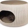 Curver Cozy Pet Home - Kattenmand - Crème - Ø 55 Cm