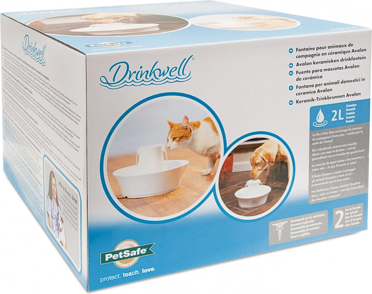 Petsafe Drinkwell Ceramic Avalon - Drinkfontein - 2 L - Afbeelding 5