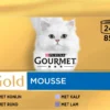 Gourmet Gold Mousse - Kattenvoer Natvoer - Met Konijn, Rund, Kalf, Lam - 96 X 85 Gr