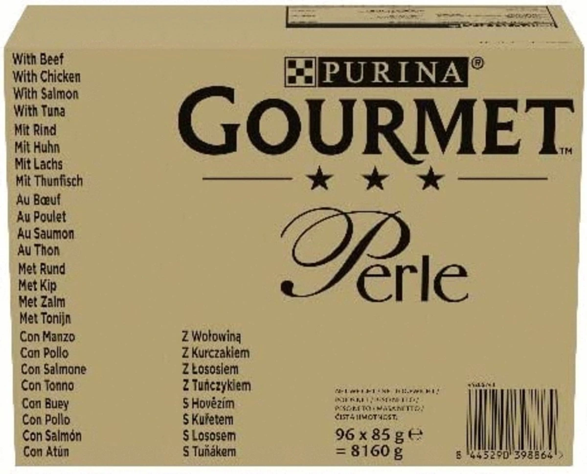 Purina One Gourmet Perle - Kattenvoer - Land En Zee - 96 X 85 Gram - Afbeelding 9