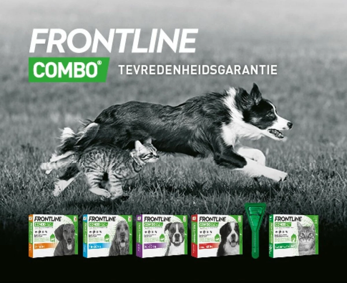 Frontline Combo Anti Vlooienmiddel En Tekenmiddel Kat - 3 Pipetten - Afbeelding 2