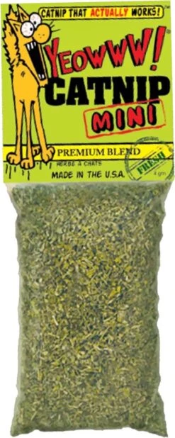 Yeowww! Catnip Zakje MINI - Catnip Kattenkruid Voor Katten - 4 Gram