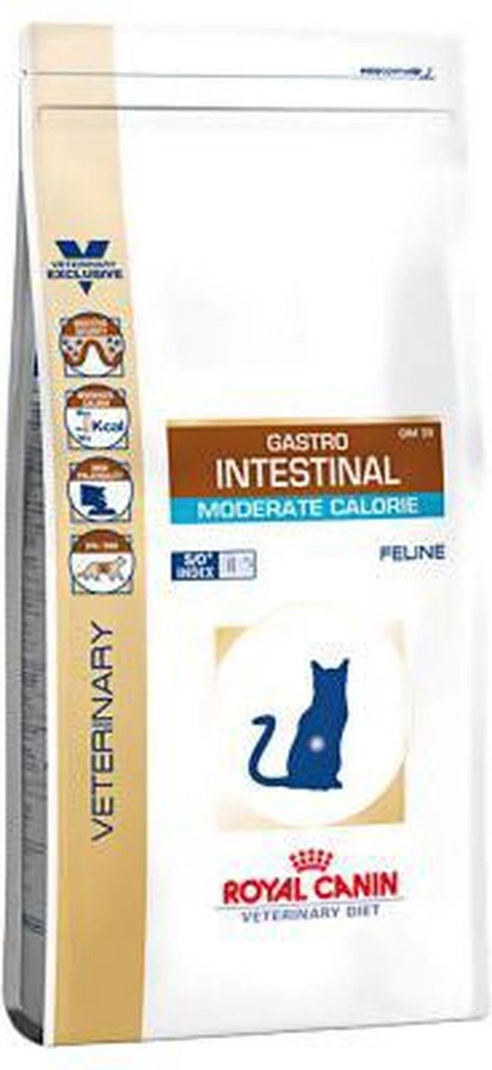 Royal Canin Gastro Intestinal Moderate Calorie - Kattenvoer - 4 Kg - Afbeelding 2