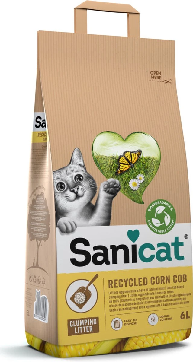 Sanicat Klontvormend Maïs 6 Liter