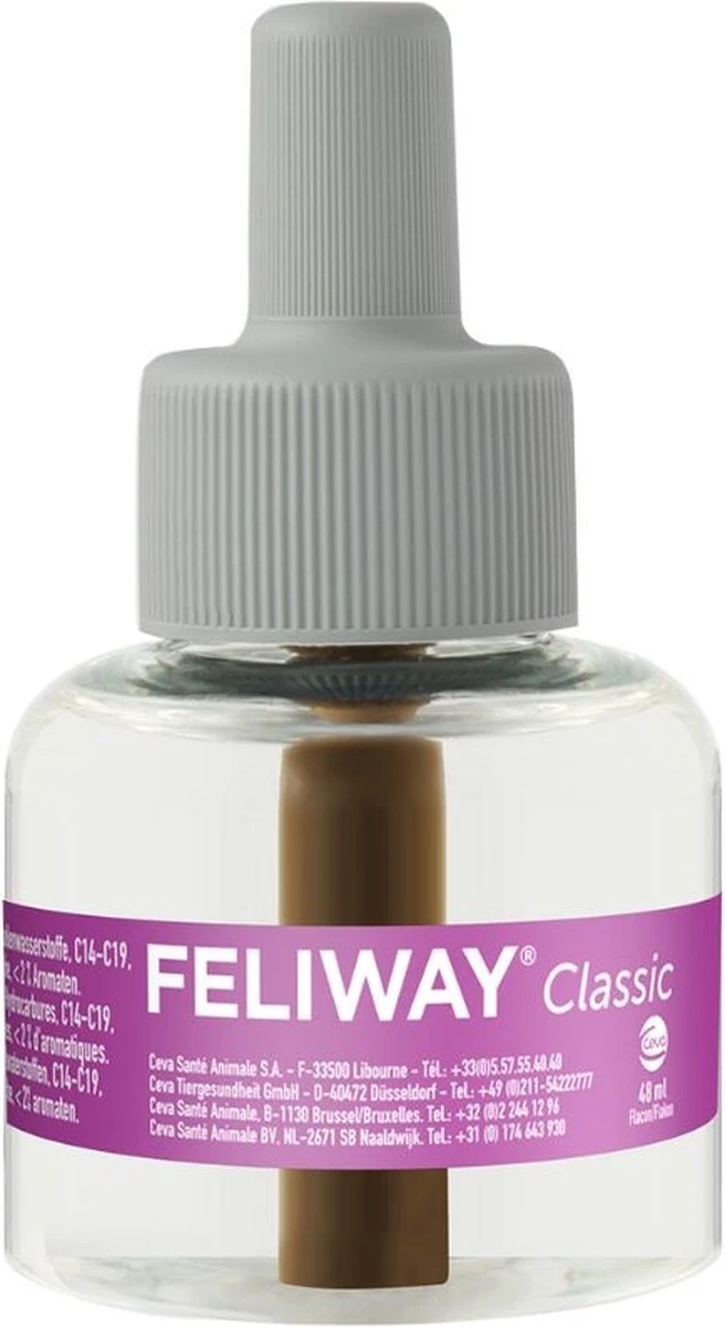 Feliway Classic - Startset - 1 Verdamper + 1 Vulling 48ml - Anti-stress Voor Kat - Afbeelding 9