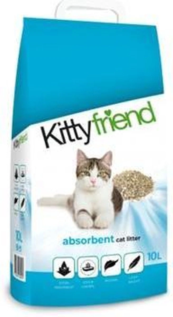 Kitty Friend Kattenbakvulling Absorbent 30 L - Afbeelding 2