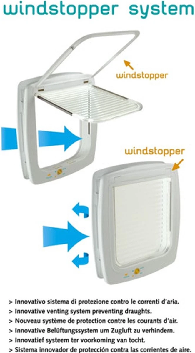 Ferplast Swing Poezendeur 5T - Wit - 22,5 X 9,6 X 25,2 Cm - Afbeelding 12