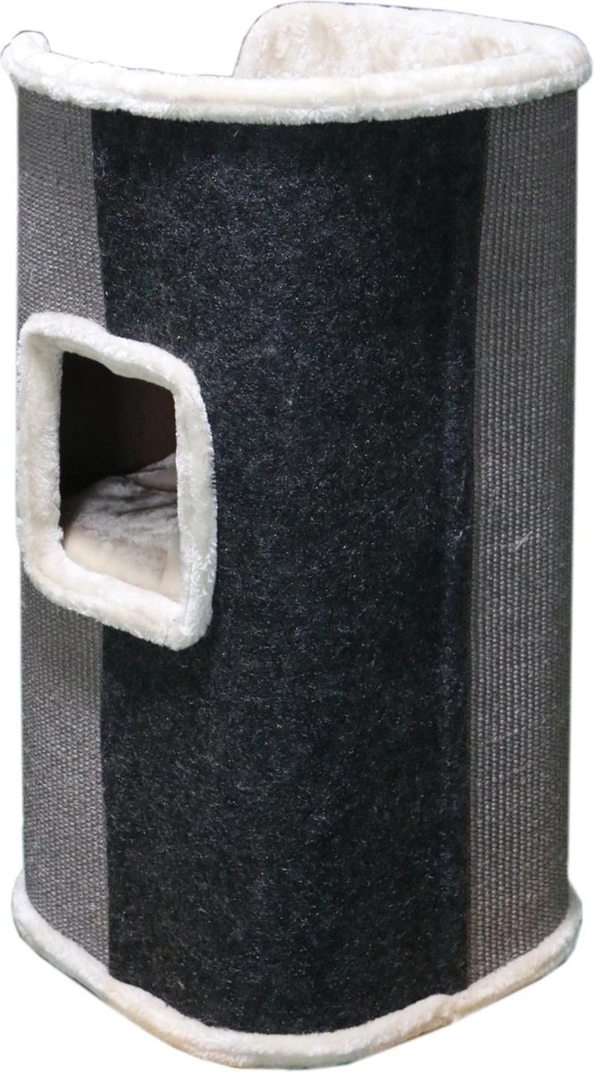 Adori Javana Wit&Grijs&Zwart - - 40x40x78 Cm - Afbeelding 2