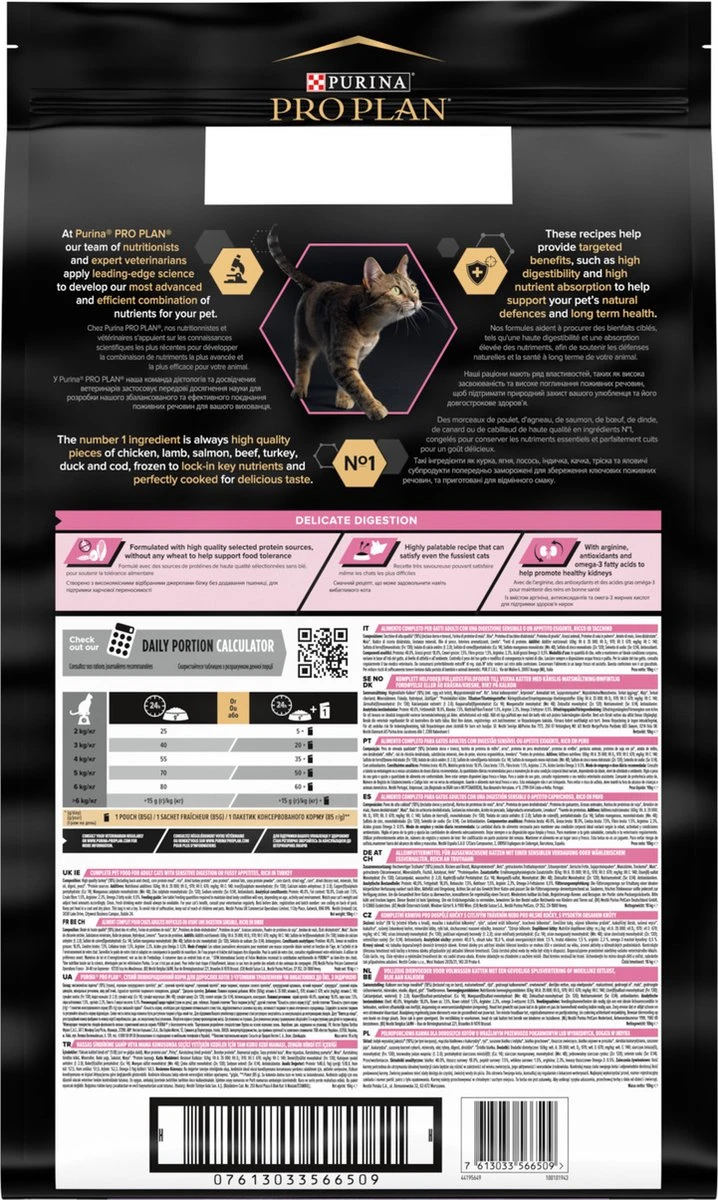 Pro Plan Adult Delicate Digestion - Kattenvoer - Kalkoen - 10 Kg - Afbeelding 7