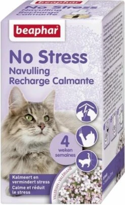Beaphar No Stress Navulling Kat - Anti Stressmiddel - 3 X 30 Ml