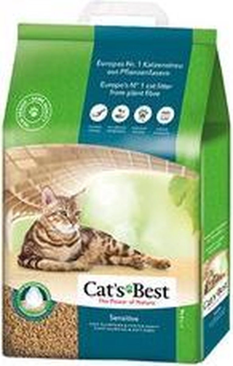 Cat's Best Sensitive - Kattenbakvulling - 20 L - Afbeelding 9