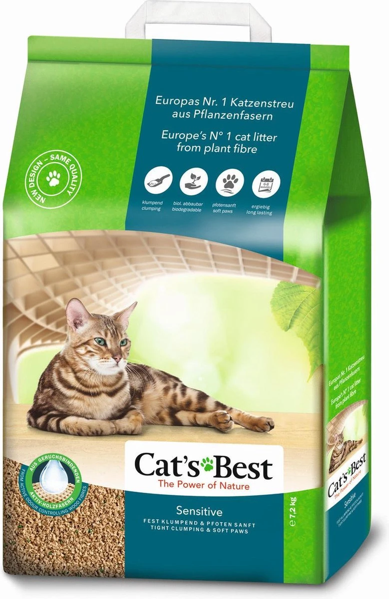 Cat's Best Sensitive - Kattenbakvulling - 20 L - Afbeelding 7