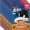 Felix PlayTubes - Kattensnacks - Kip & Lever - 8 X 50g