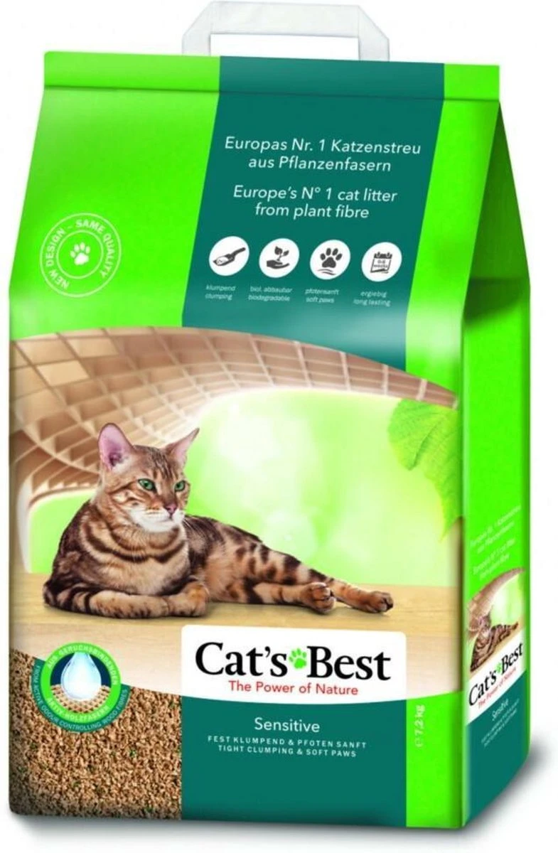 Cat's Best Sensitive - Kattenbakvulling - 20 L - Afbeelding 6