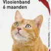 Beaphar Vlooienband Kat - Rood - 1 Stuk