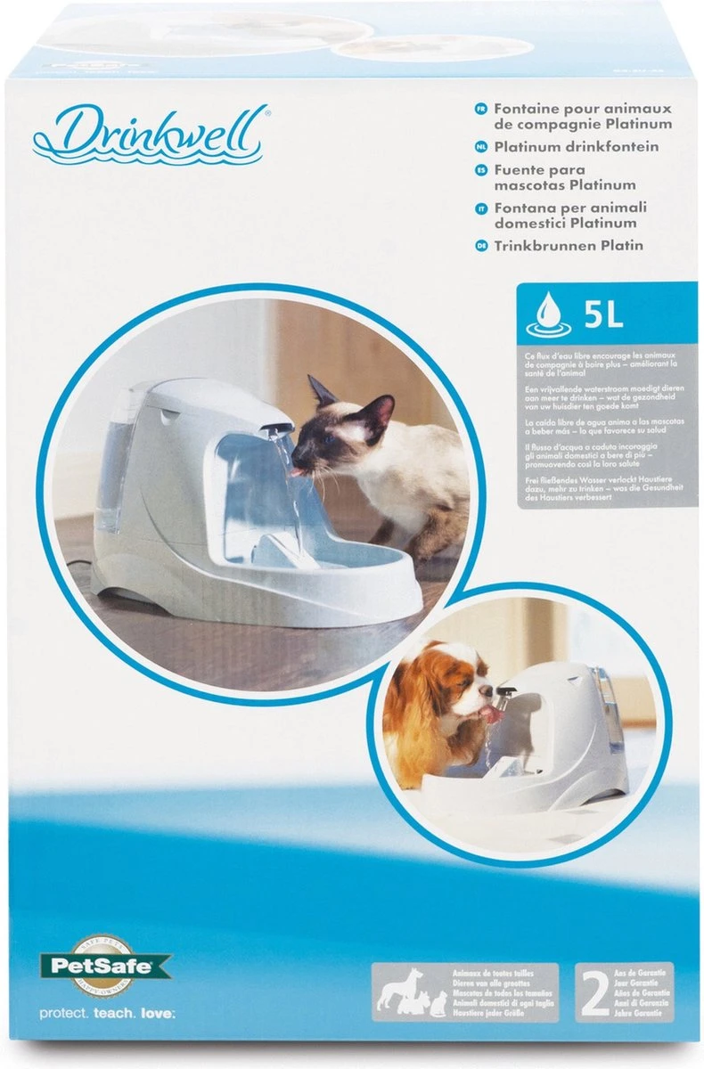 Petsafe Drinkwell Platinum - Drinkfontein - 5 L - Afbeelding 13