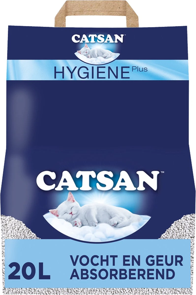 Catsan Hygiene Plus - Kattenbakvulling Geurabsorberend - 20 L - Afbeelding 11